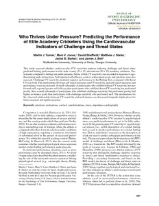 Who Thrives Under Pressure? Predicting the Performance of Elite Academy ...
